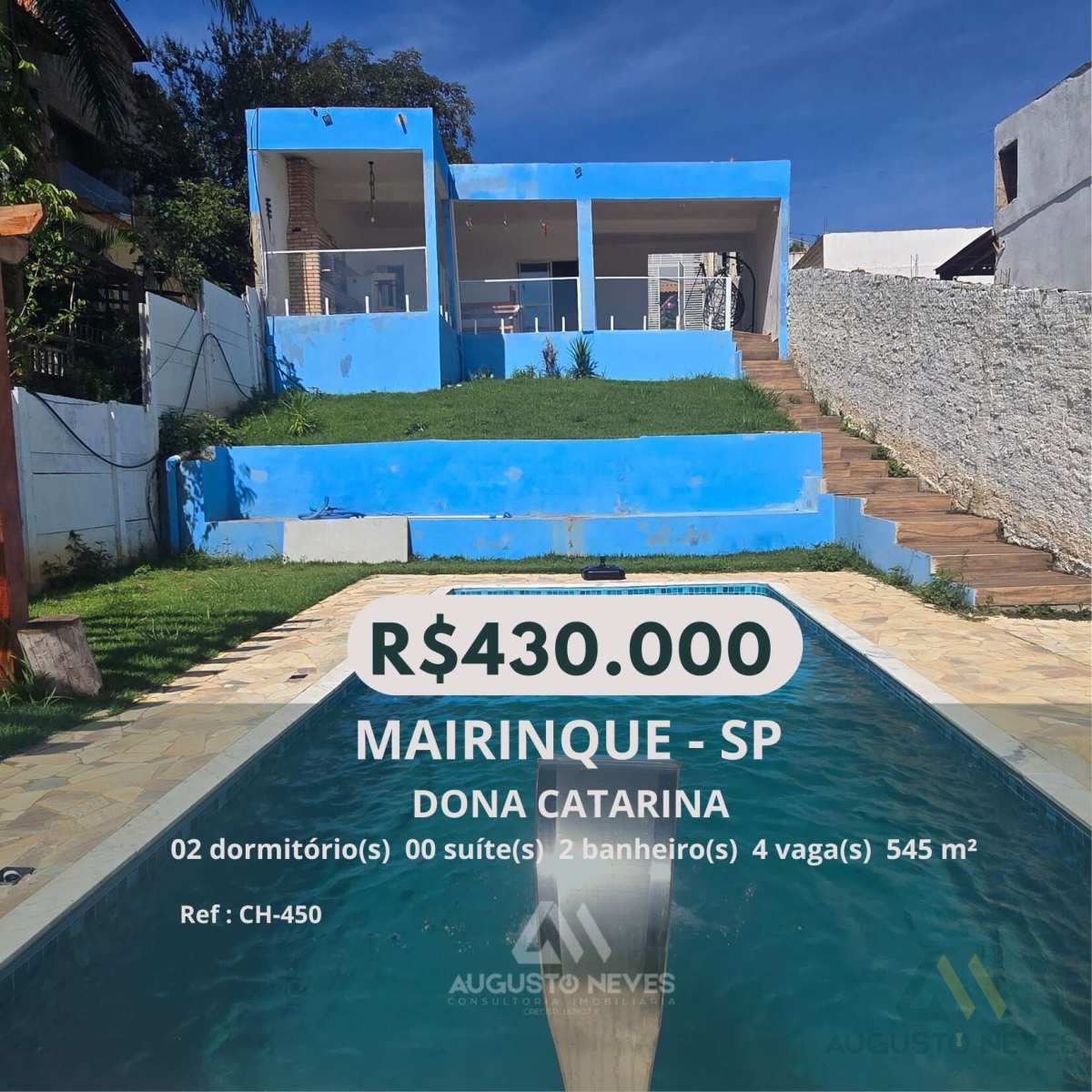 Chácara à venda com 2 quartos - ,