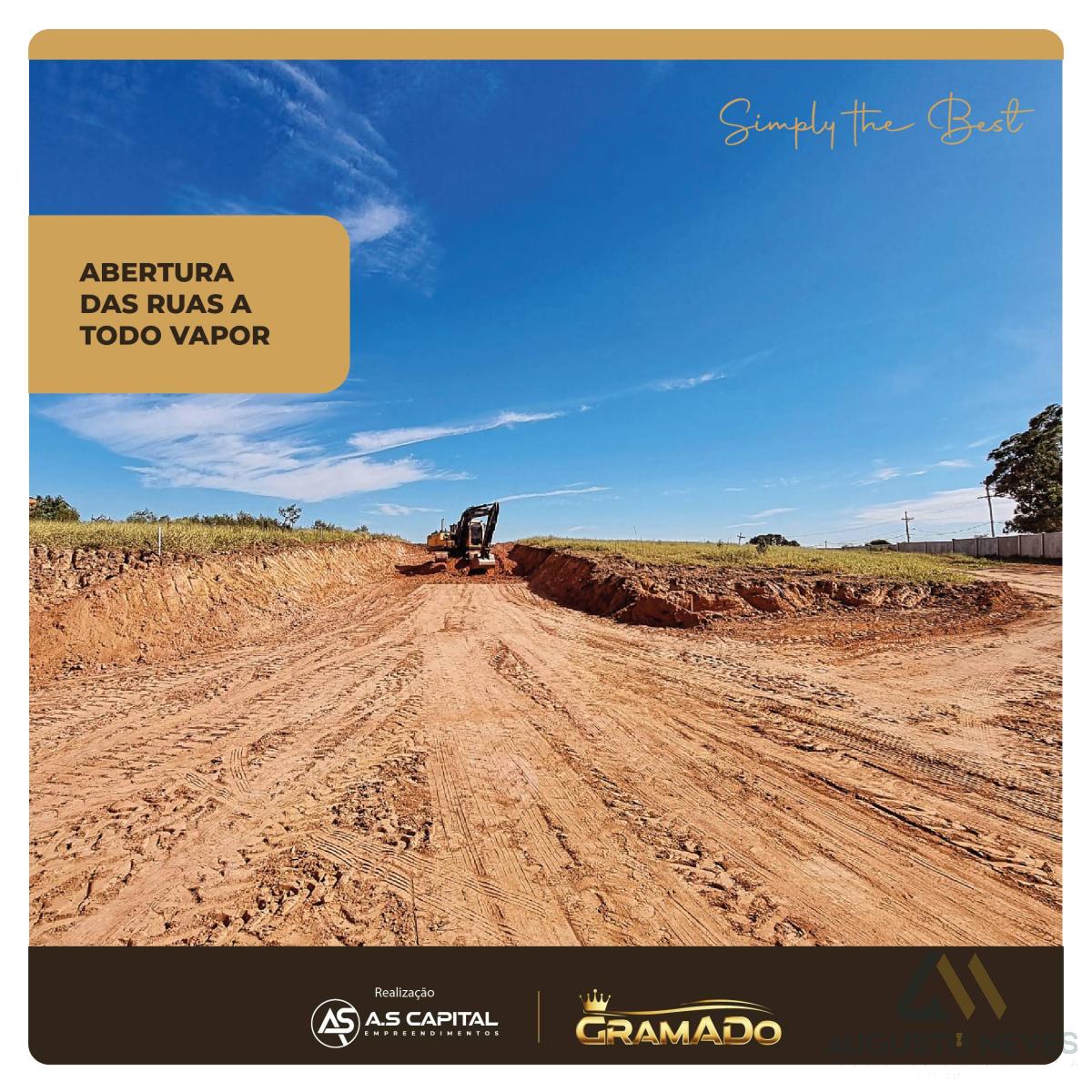  - Pré-Lançamento Gramado Condomínio de Chácaras O Maior da região de Alumínio SP