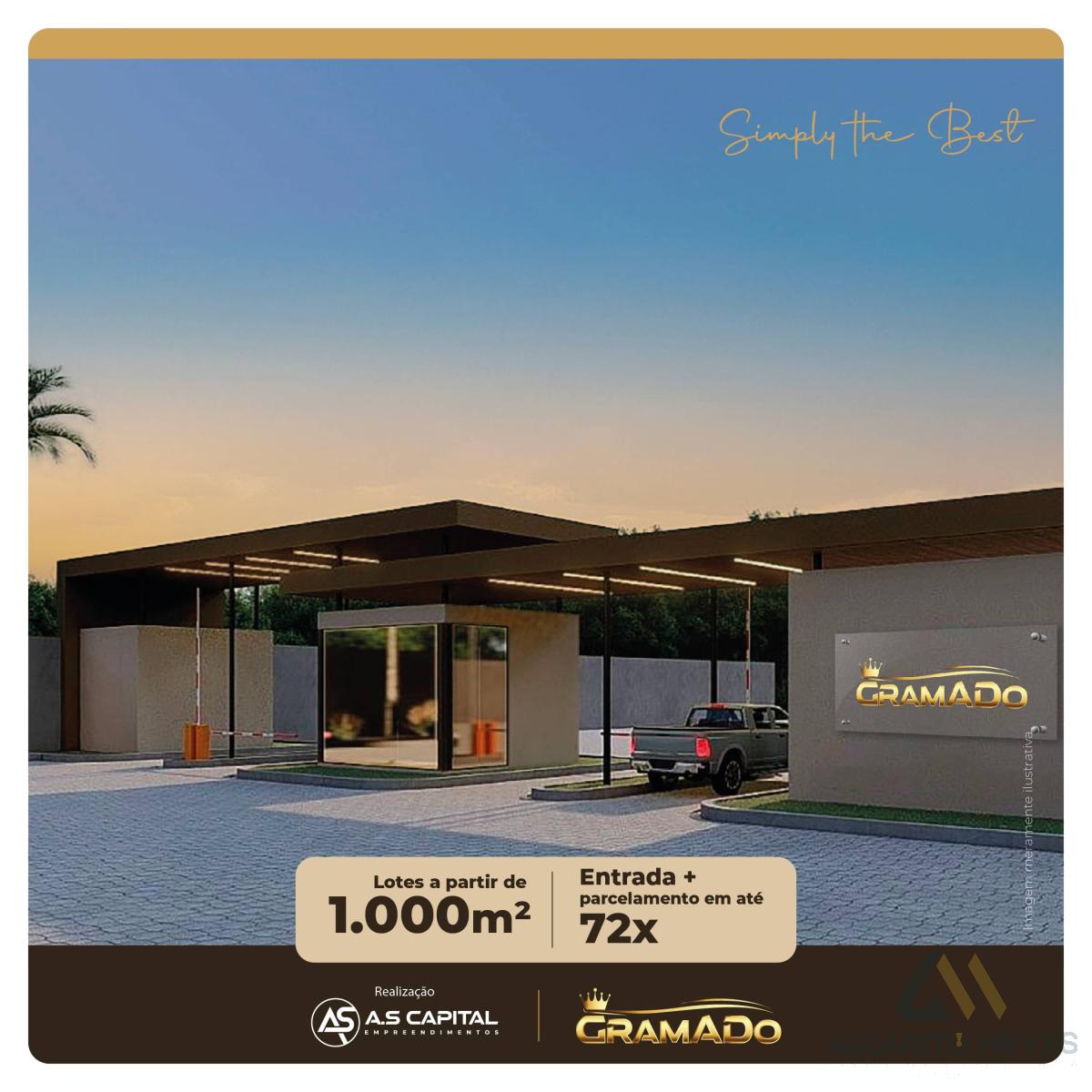 Terreno em Condomínio à venda, 1000m² - Santa Rita,Alumínio