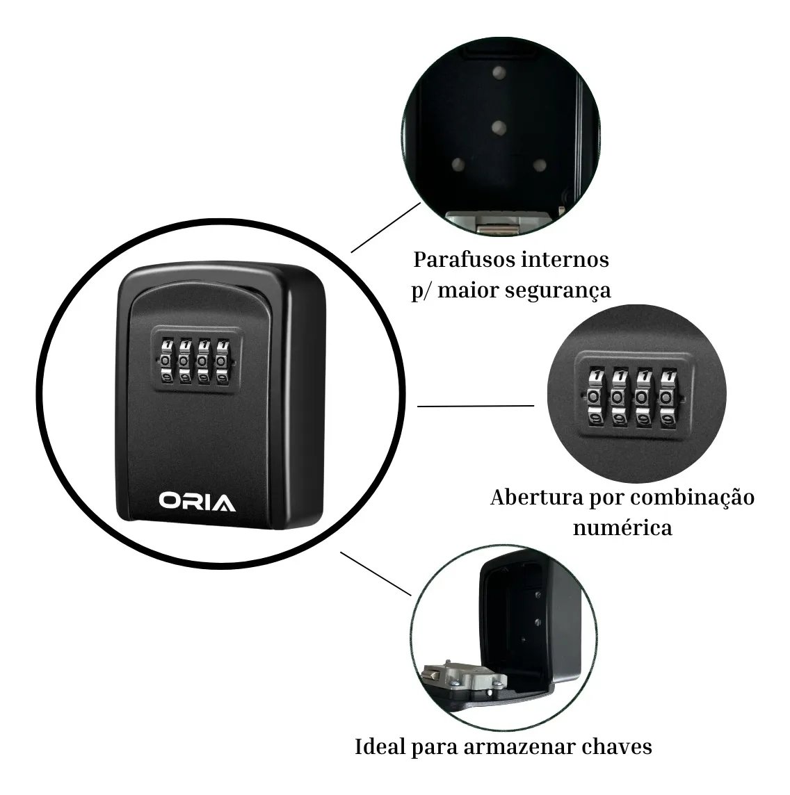 Cofre metal padrão Airbnb no mercado livre - Augusto Neves representações